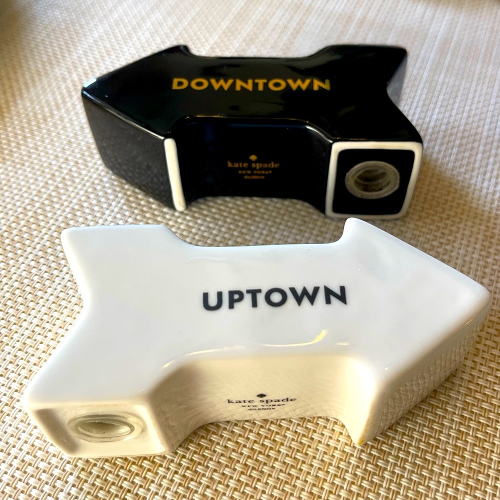 Kate Spade Uptown/Downtown Salt & Pepper Shakers
